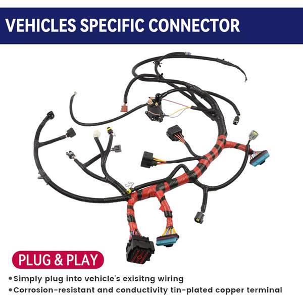 YC3Z12B637BA fits Ford F250 & F350 engine wiring harness. None