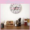 Vintage Mdf Wall Clock With Quartz Movement For Living Room Decor