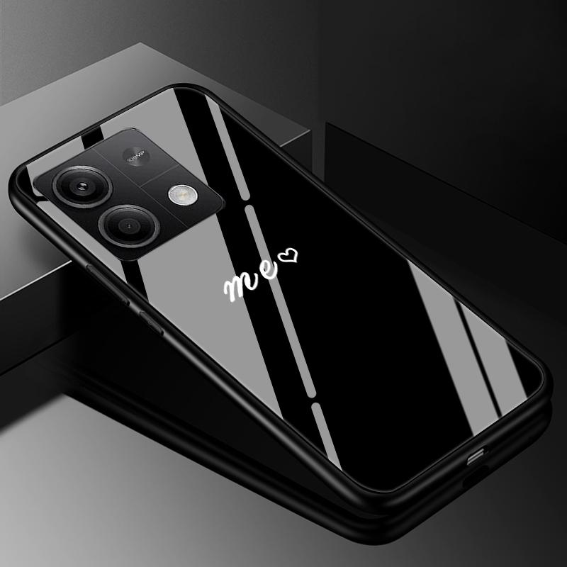 

Для Redmi Note 13 Pro 4G 5G Чохол Загартоване Скло Жорстка Кришка Мармуровий Чохол Для Xiaomi Redmi Note13 13Pro Plus Чохли для Телефону Бампер Redmi Note 13 (4G)