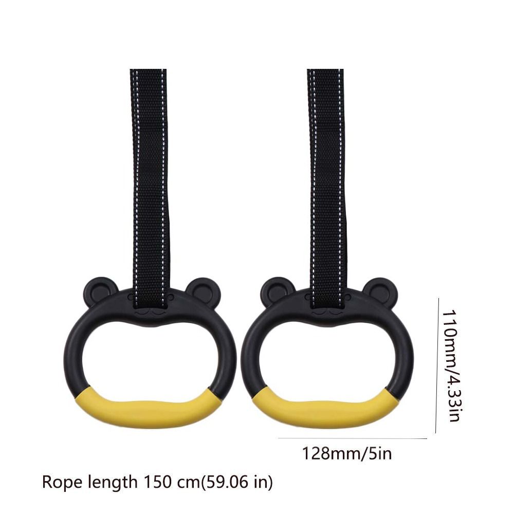 Durable Gymnastic Rings With Straps Fitness Exercise Ring Gym Ring Pull Up Bar  Fitness Training