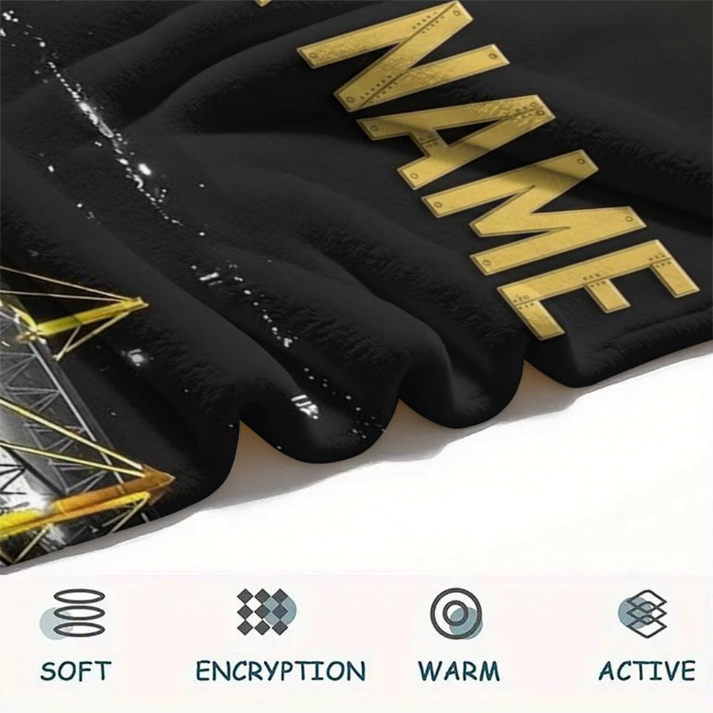 1pz Coperta in Flanella con Nome Personalizzato e Motivo di Dortmund Adatta a Tutte le Stagioni per Arredamento Casa Calore e Comfort Regali Regalo Festivo_lx