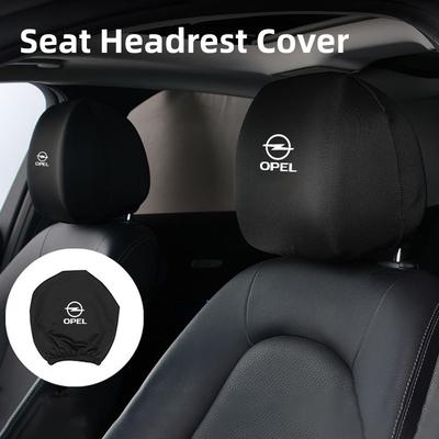 Car Seat Headrest Cover Anti-Dirty Elastic Protective Covers For Corsa Astra Insignia Vectra Zafira Meriva Mokka Grandland