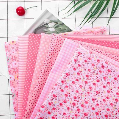 7Pcs Pure Cotton Material Cotton Fabric 50*50cm Square Size Patchwork Cloth  DIY Patchwork