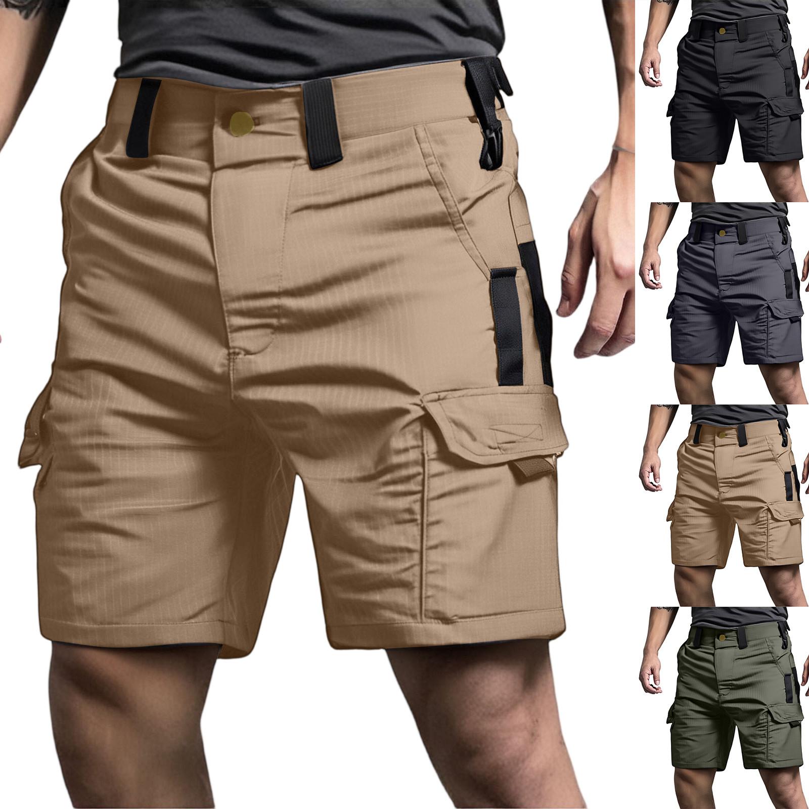 

Men s Summer Large Casual Loose Sports Pants Beach Shorts XL хакі