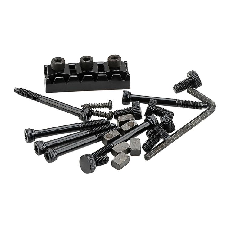 Electric Guitar String Locking Nut  Guitar Lock Nut with Screws and Wrench Electric Guitar Lock Nut Guitar Accessories