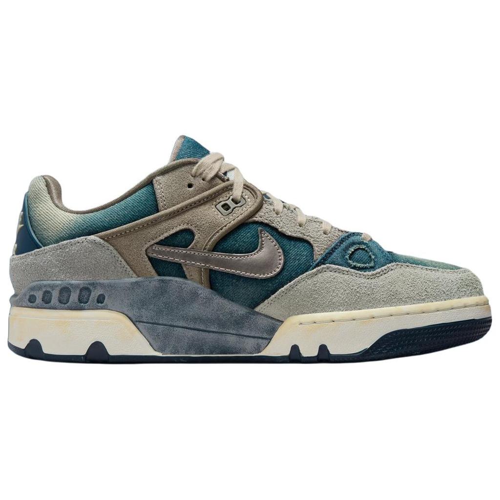 Nike X Nigo Air Force 3 Low top Skateboard Shoes Men's Olive Gray Asian Version IB1808-001