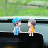 Internet-famous Car Ornaments Interior Decorations for Cars Cute Kissing Couple Dolls Decorative Ornaments for Electric Vehicles