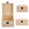 Creative Rectangular Storage Box Wooden Clamshell Jewelry Gift Box Dried Flower Box Desktop Organizer
