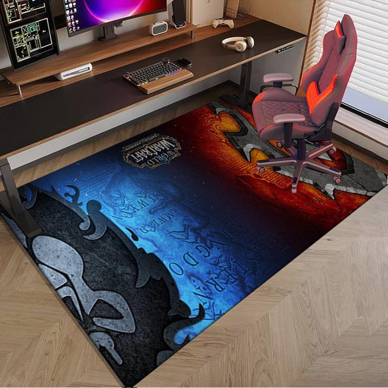Warcraft Game Carpet, Chair Rug,Rug for Office Bedroom Living Rooms, Doormat Decor Fan Gift Christmas Gift
