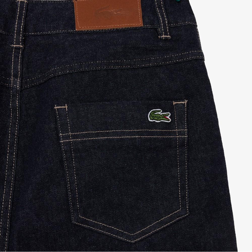 [Lacoste] Women's Semi-Wide Denim Pants HF816E-56GRHDE