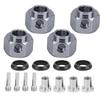 Hex Hub Widening Connector 8mm Accessory for 1 10 RC Model Car Couleur titane
