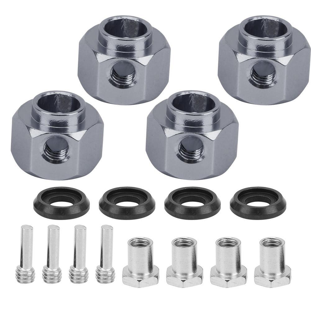 Hex Hub Widening Connector 8mm Accessory for 1 10 RC Model Car Couleur titane