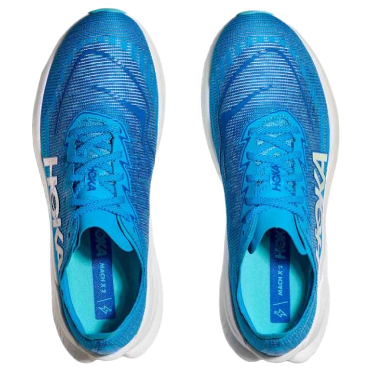 HOKA One One Mach X 2 Himmelsblau Elektrisches Kobalt 1155119-SYWR