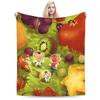 Funny Pikmin Game Plush Blanket Students Flannel Bedding Throws For Home Decor Super Warm Custom Quality Bedspread Gift Idea