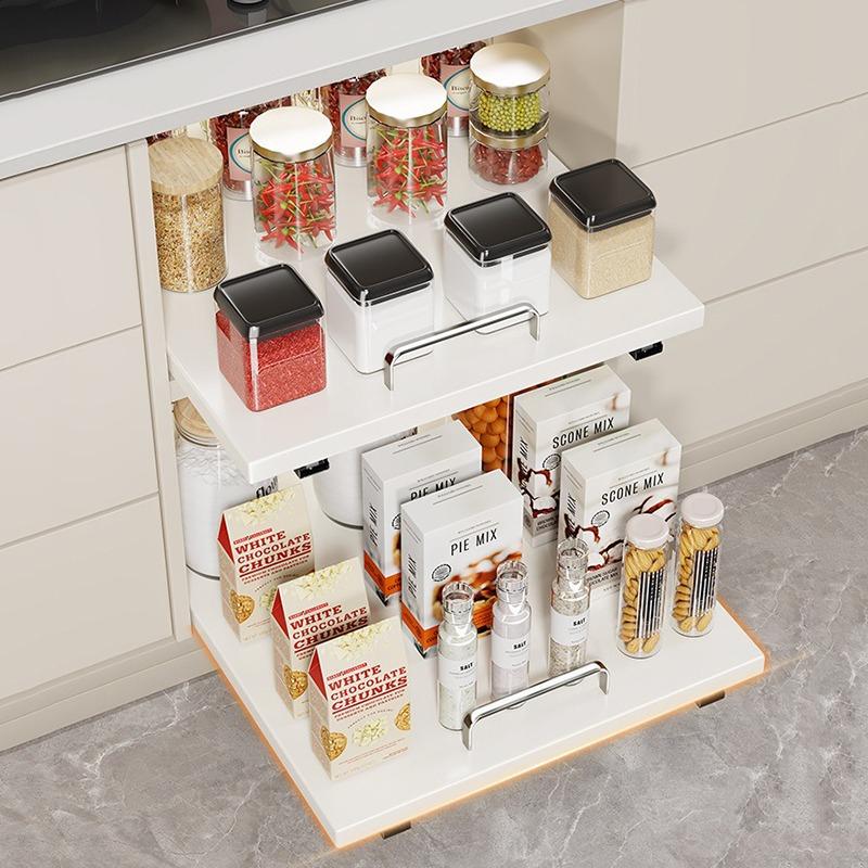 Removable Kitchen Drawer Metal Kitchens Drawers Organizers Spice Sliding Kitchen Organizer Cutlery Pull Out Cabinet Organizer