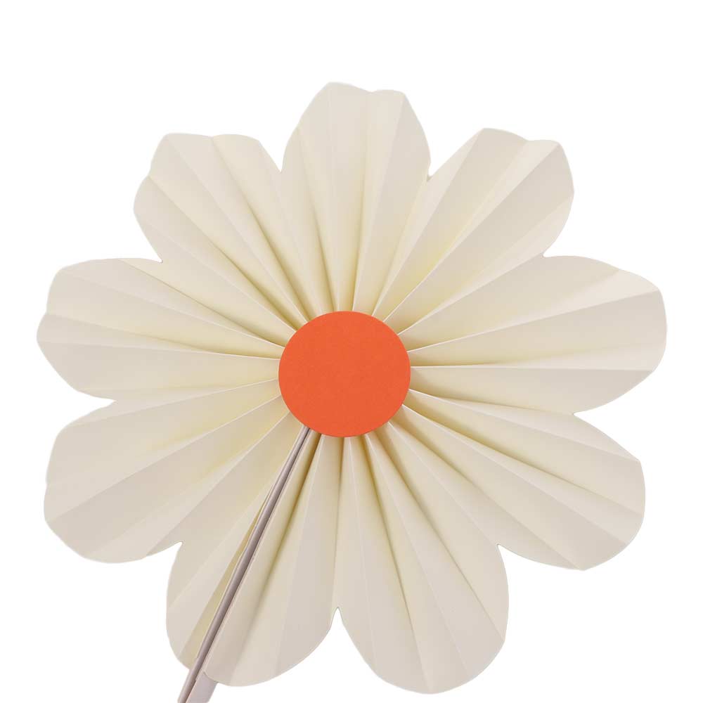 9pcs DIY Crafts Folding Fan Hanging Ornaments Garlands Daisy Hanging Banners  Kindergarten Classroom