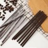 Brown Coffee Stirring Stick Double-Hole Drinking Straw Bar Accessory Coffee Straw  Milktea Shop