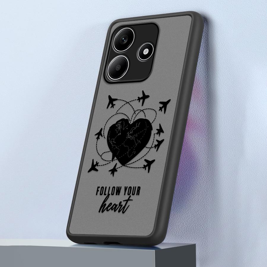 

Funda Back Phone Cover Case for Xiaomi Redmi Note 14 12 A4 10 13C 14C 11 13 Pro Plus 9S Line Airplane Topographic Redmi Note 14 5G (Global)