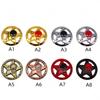 3D Car Metal Skull Logo Modification Decorative Sticker Motorcycle Car Emblem Badge Sticker