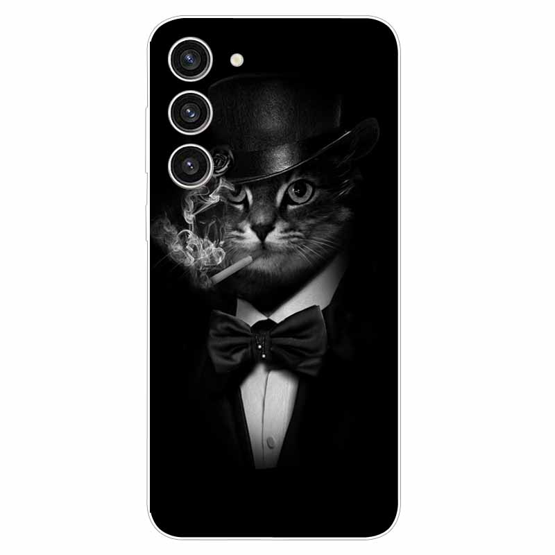 For Samsung A25 Case TPU Painted Space Tiger Silicone for Samsung Galaxy A15 4G Soft Cover for GalaxyA15 5G Shockproof Cases