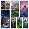 Phone Case For Samsung A56 A36 A26 A24 A12 A14 A16 A50 A70 A22 A40 A34 A54 A42 A52 5G A04s A06 Cover Mountain Peaks Landscape