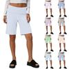 Modische Damen Sommer Freizeit Urlaub High Waist Weite Beine Shorts