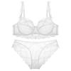 Neues beliebtes sexy durchsichtiges Spitzen-Unterwäsche-Anzug für Frauen mit kleinem Busen, ultradünne Schale, weicher Bügel, keine Polsterung, atmungsaktive BH-Abdeckung