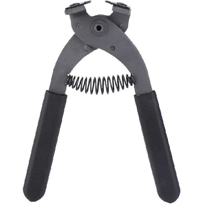 Leather Silent Pliers, 17cm / 6.7in Carbon Steel Silent Pliers for Leather Craft, Hole Punch Tool for Belts, Purses & Watch Bands - Home DIY Craft