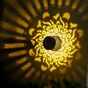 LED Solar Light IP65 Waterproof and Warm Wall Light Suitable for Garden Lawn Camping Steps Greenway Courtyard Night Light