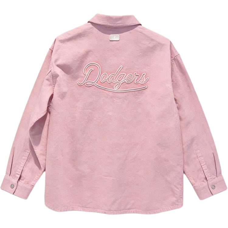 MLB College Style Series Shirts Unisex Pink Lapel Moderate Other 3ADRV0261-07PKL L