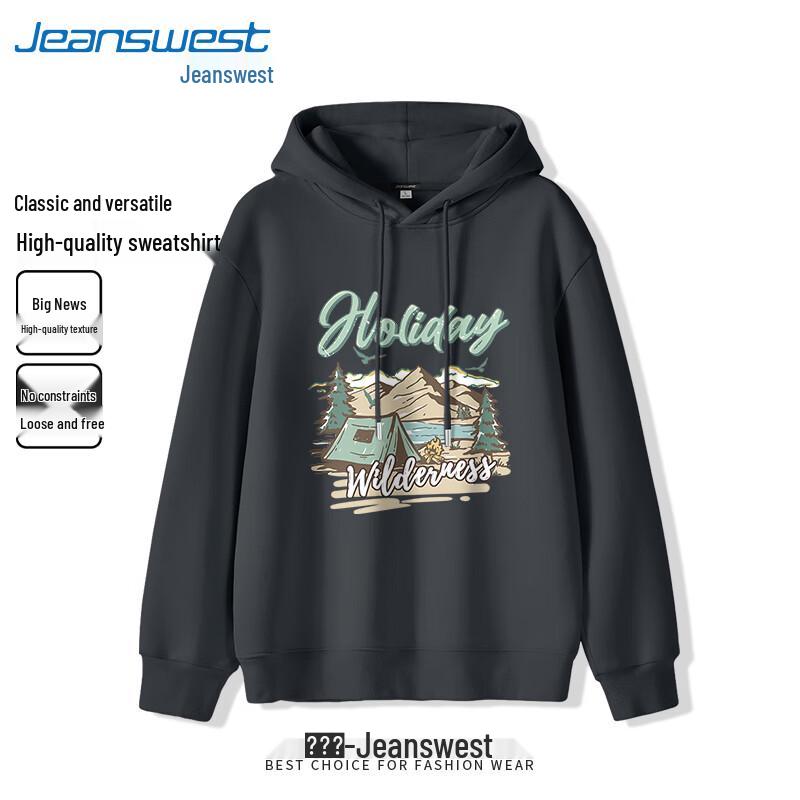 

Jeanswest Men s Heavyweight Hooded Sweatshirt M