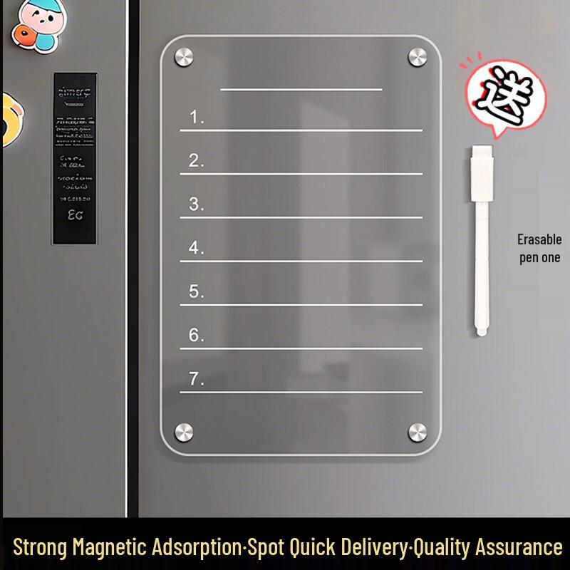 Стирающаяся магнитная доска для сообщений на холодильник Chunhe