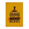 Industrial Style Motivational Gym Poster for Cafe, Bar, and Restaurant Decor