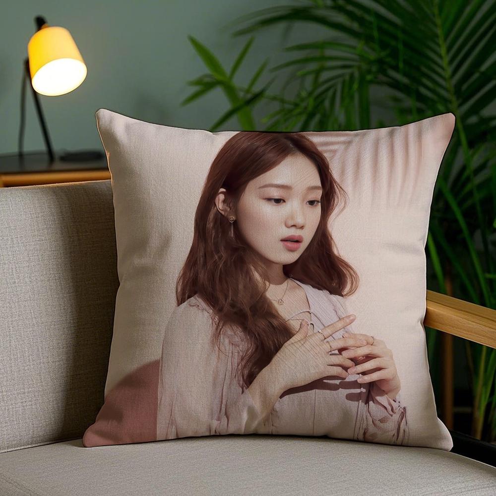 SSungkyung LLee ACTOR Pillow Case Silky Elegant Comfort Sofa Bed Invisible Zipper