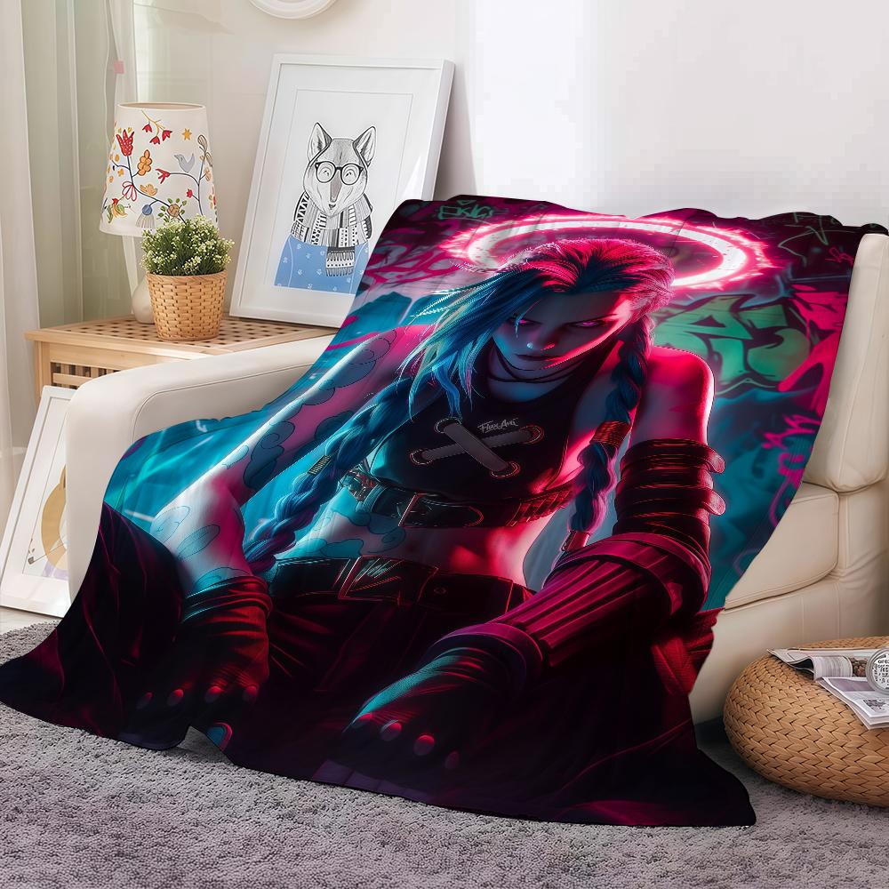 

Игра L-лига L-легенд Джинк Одеяло Теплое и Мягкое Подходит для Спальни Гостиной Дивана Кровати Офиса Путешествий Кемпинга 30x40in