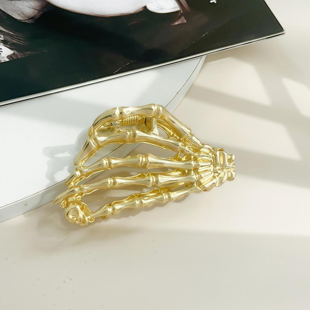 Halloween Legierung Tier Fledermaus Haarklammern Frauen Mädchen Minimalistisch Y2K Metall Haifisch-Klammer Gothic Feiertags-Haarschmuck