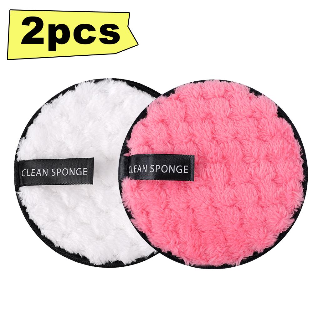 Very Fine Fiber Makeup Remover Puff Multicolor Facial Cleaning Towel Cosmetic Powder Puff Face Wash Cleanser Sponge Pads Makeup