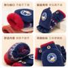 Children's Gloves Winter Warm Antifreeze Hand Knitted Half Finger Flip Cute Primary School Students Writing Children Girls Gloves