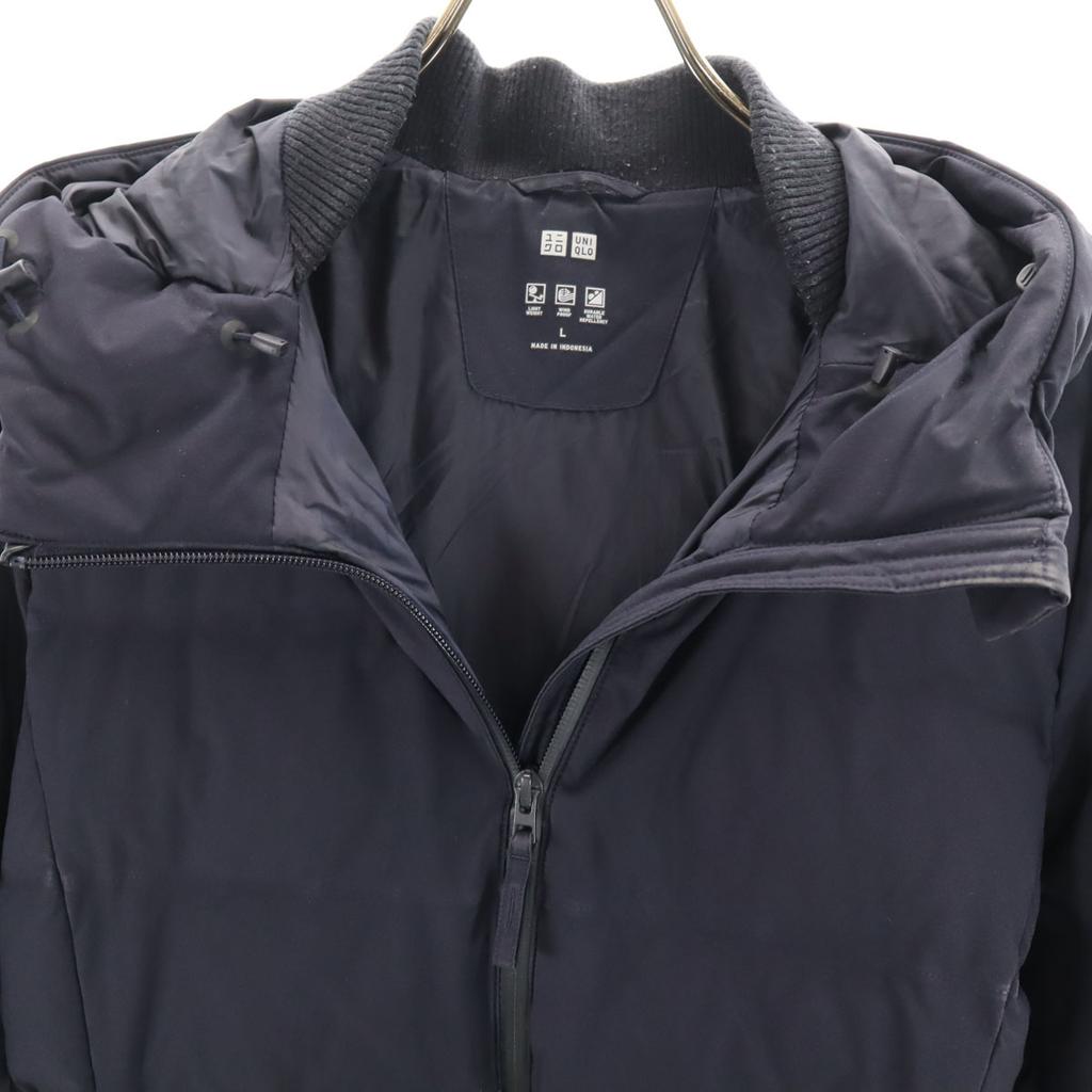 UNIQLO seamless down coat L Navy Women Used