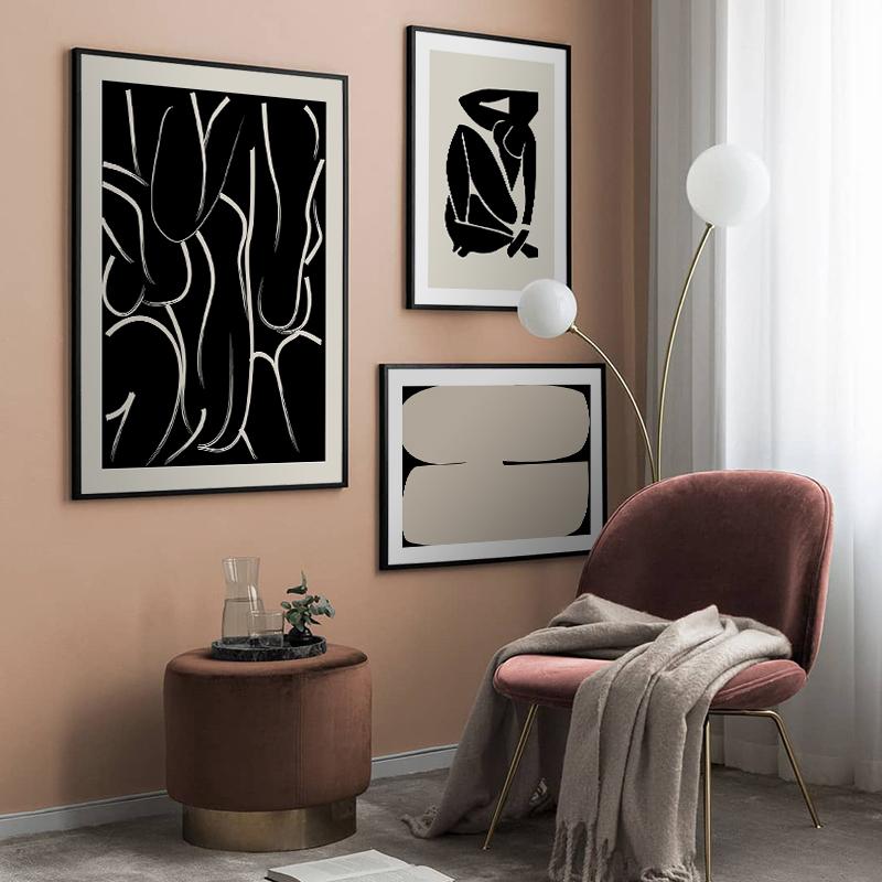 Moderne Kunst Matisse Abstrakte Poster Zeichnung Körper Linie Figur Malerei Wand Bild Leinwand Druck Nordic Wohnkultur für Wohnzimmer