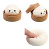 Giant Squishies Dumpling Bun Toy, Slow Rising Glitter Dumpling Stress Ball, Stress Relief Fidget Toy for Home Office Travel Toys