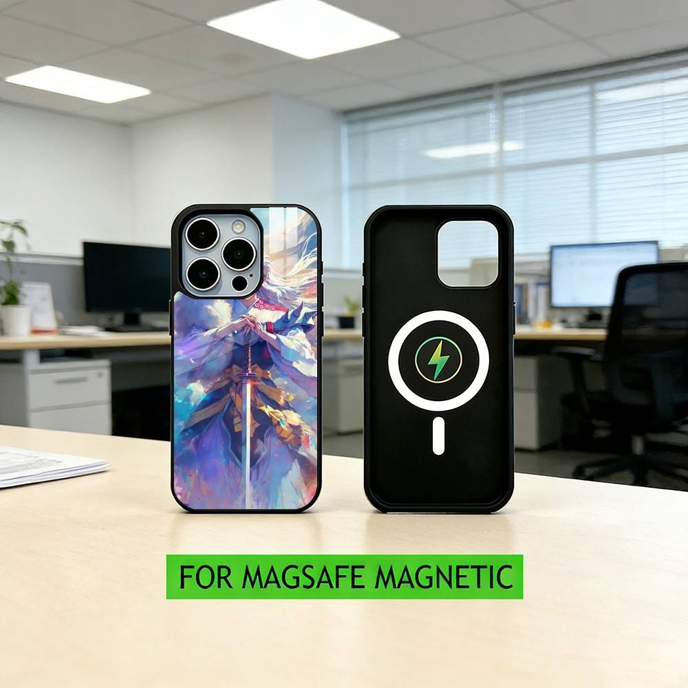 I-Inuyasha S-Sesshomaru Phone Case For iPhone17,16,15,14,13,12,11 Plus,Pro Magnetic For Magsafe Wireless Charging