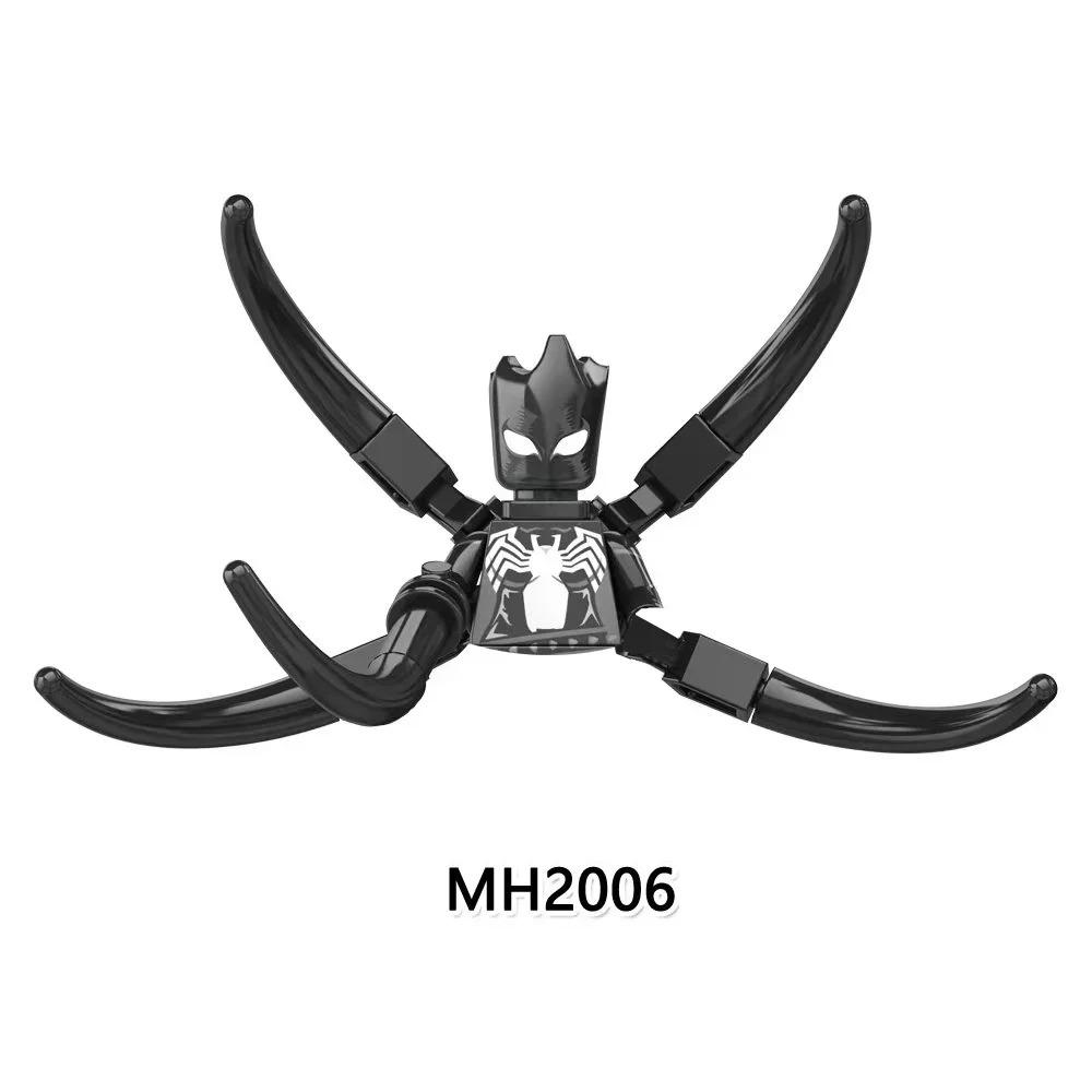 

Marvel Человек-паук Призрачный гонщик классический персонаж строительные блоки кирпич игрушка мини-модель кукла детский праздник подарок на день рождения