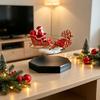 Unique Christmas Gift for Family Floating Santa Sleigh, Magnetic Levitation Santa's Flying Sleigh Ornament, Collectibles Display Home, Office, Shelf &