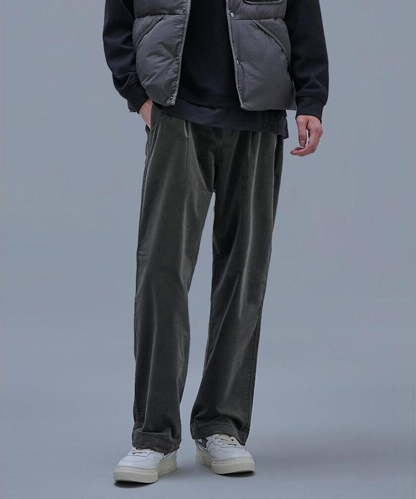SHIFT.G Wide Fit Corduroy Pants Ash