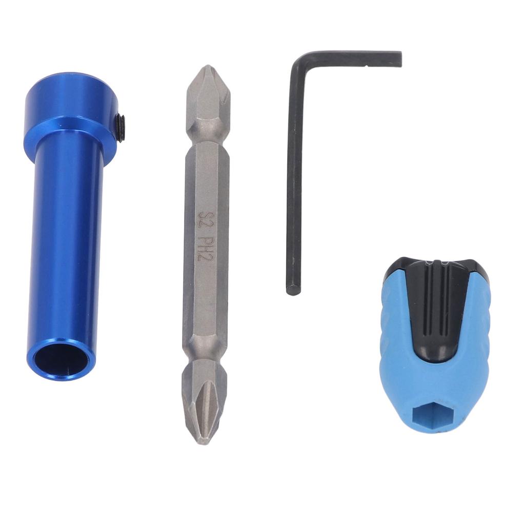 Hex Shank Screwdriver Bit Holder Alloy Steel Dual Sided Driver Bit Limit Stop L Wrench Set for