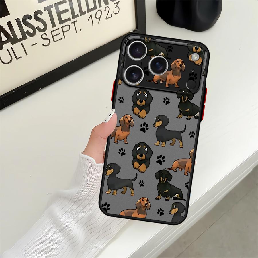 Interesting Dachshunds Case for iPhone 12 16e 15 Plus 11 17 16 Pro Max 17 Air XS 13 Mini 14 Back Phone Cover