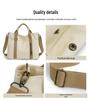 New Canvas Women's Tote: Simple, Trendy, Large-Capacity Crossbody Handbag