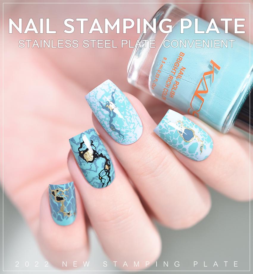 kads Nail Art Stamping Platte Mode 095 Nagel Stempel Vorlage Nagel Druck Schablone Werkzeug