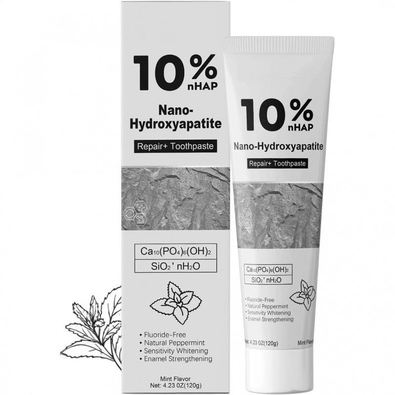 Exclusive 10% Nano Hydroxyapatite Whitening Toothpaste